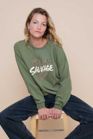 Sweat Rosie SAUVAGE LEO (Print)