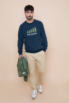 Sweat Clyde Warmy Broderie HIKE THIS WAY