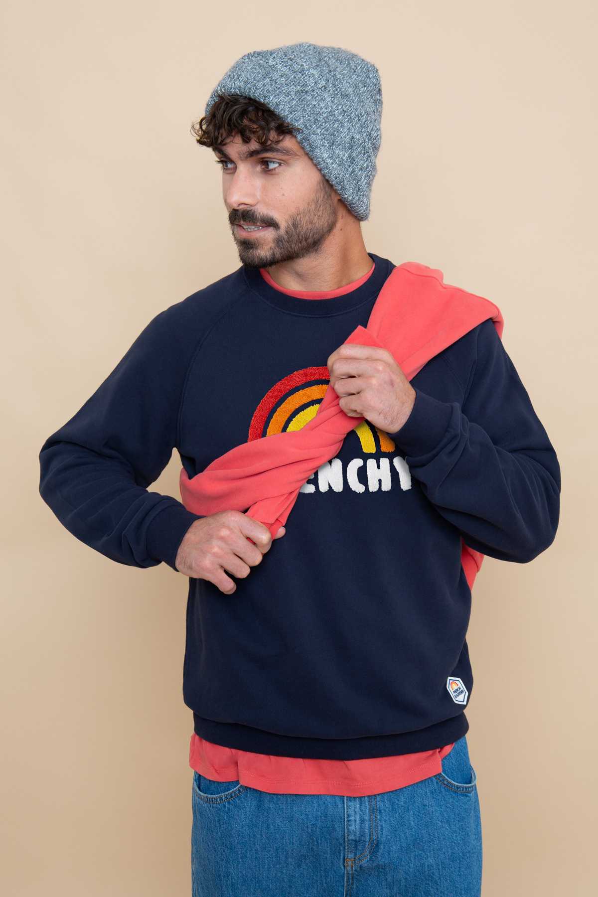 Sweat Clyde Warmy Broderie FRENCHY BOUCLETTE