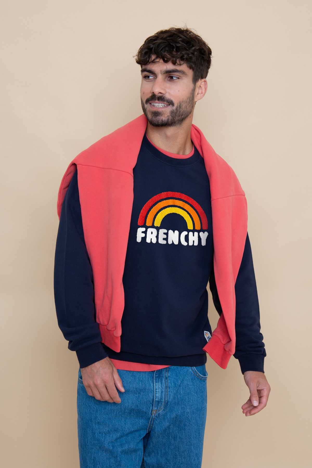 Sweat Clyde Warmy Broderie FRENCHY BOUCLETTE