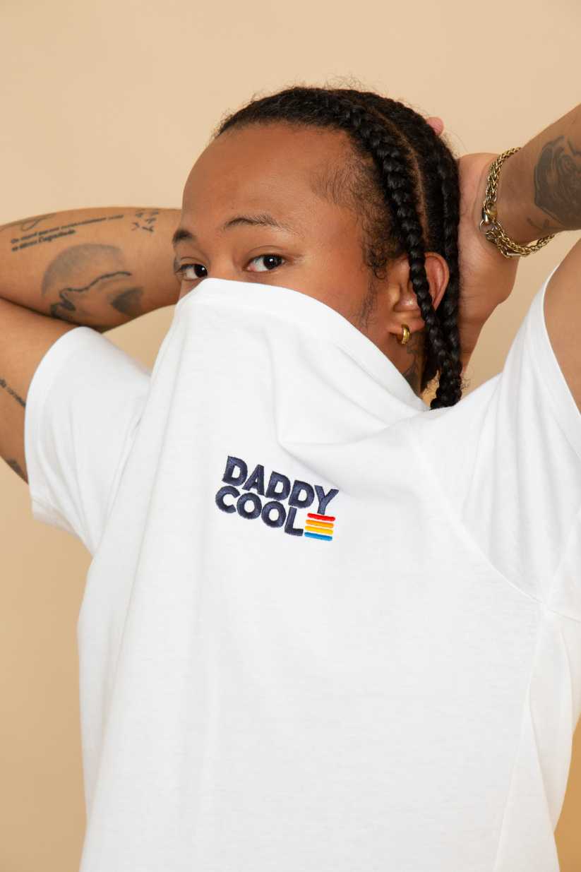 T-shirt Alex DADDY COOL Coeur Broderie