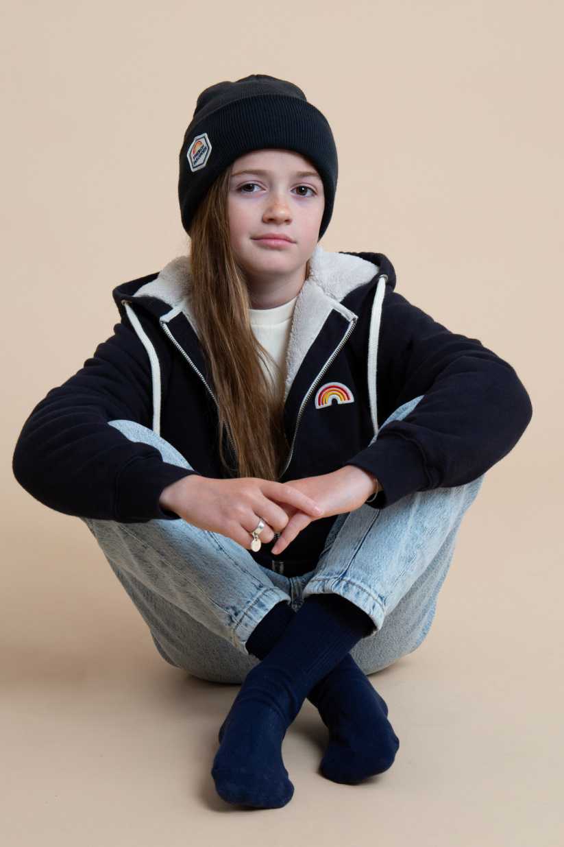 Veste Sherpa Mini Robin